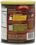 Caffe D'Vita Amaretto Instant Cappuccino, 16-Ounce Canisters (Pack of 6) N75