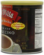 Caffe D'Vita Amaretto Instant Cappuccino, 16-Ounce Canisters (Pack of 6) N76