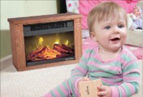 Heat Surge Mini Glo Efficiency Plus in Classic Black