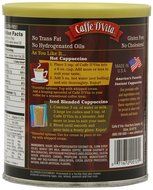 Caffe D'Vita Amaretto Instant Cappuccino, 16-Ounce Canisters (Pack of 6) N84