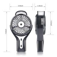 D-FantiX Portable Handheld Misting Fan Personal Cool Mist Humidifier Rechargeable Mini Fan Battery Operated/USB... N7