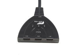 AMASKY Mini HDMI Switcher, 3-In 1-Out (HDMI V1.4) 0f Auto Switch Splitter Cable