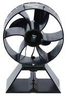 New design Heat Powered Stove Fan with Leds for Wood / Log Burner/Fireplace - Eco Friendly (RED) N2