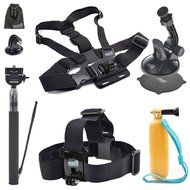 EEEKit 5in1 Accessories Starter Kit for APEMAN Sports Action Camera,Head Strap,Floaty Grip Handle Pole,Chest Harness...