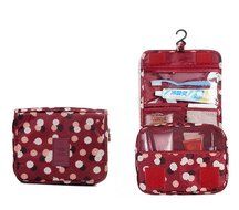 ColorMixs&reg; Hanging Toiletry Cosmetics Travel Bag Cosmetic Carry Case for Woman Man Travel Organization Gift (Navy... N5