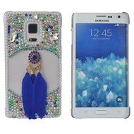 HTC Desire 626 Case,Yaheeda 3D Pearls Sparkle Plume Feather Chain Fashion Bling PC Hard Case for HTC Desire 626 N78