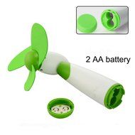 Vivian Handheld Portable Battery Operated Cooling Mini Fan Electric Personal Fans Great for Home and Travel (Green) N8