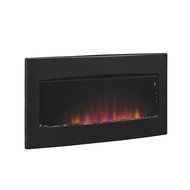 Chimney Free Serendipity 35 in. Wall-Mount/Tabletop Electric Fireplace in Black N3