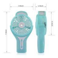 D-FantiX Portable Handheld Misting Fan Personal Cool Mist Humidifier Rechargeable Mini Fan Battery Operated/USB... N12