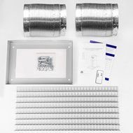 AKDY 48" Touch Control LED Display Removable Baffle Filters Stainless Steel Island Mount Dual Motor Kitchen Fan... N3