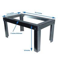 Mini Split Aluminum Table - Ductless Heat Pump Support - Condenser Mounting Table for Air Conditioner. Patent...