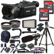 Canon XA20 Professional Camcorder Extra 2pc SanDisk 64GB High Speed Class 10 Memory Cards + Video Accessory Bundle...