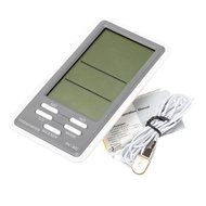 KKmoon LCD Digital Thermometer Hygrometer Temperature Humidity Meter Clock Indoor and Outdoor Use with Wired External... N7