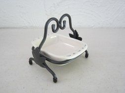 Longaberger 2002 Mini 8x8 Baking Dish and Pedestal Stand N2