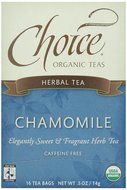 Choice Organic, Chamomile Herb Tea, 16 ct N3