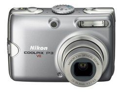 Nikon Coolpix P3 8.1MP Digital Camera with 3.5x Vibration Reduction Optical Zoom (Wi-Fi Capable) N2
