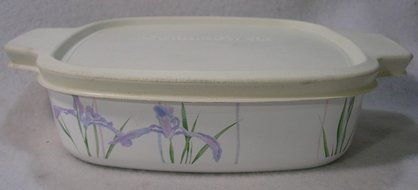 Corning Shadow Iris 1 Liter Casserole with Plastic Lid