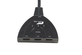 HDS-TEK 3325368 Mini HDMI 3-In 1-Out (Hdmi V1.3) Intelligent,1080P Auto Switch Splitter Cable