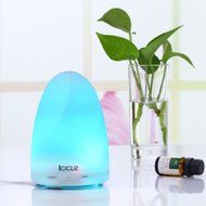 Icicle 100ml Aroma Essential Oil Diffuser, Ultrasonic Cool Mist Humidifier with 7 Color LED Lights Changing, Waterless... N7