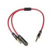 Seadream 2PACK 6 inch 3-Pole 3.5mm Male Right Angle to 3.5mm Female Stereo Audio Cable Headset Extension Cable... N3