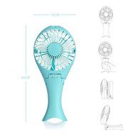 eBerry&reg; USB Fan/Desk Fan/Mini Fan/Powered Fan/Hand Held Fan/Mermaid Fan/ Portable Battery Fan/ USB Mini Foldable... N14