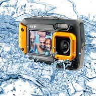 20MP Waterproof ACQUA 8800 Shockproof UnderWater Digital Camera Video recorder (Orange) with 32GB card By SVP