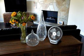 SPT SF-0703 7-Inch Silent Electric Table Fan with Ionizer N2