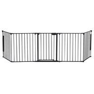 Giantex Fireplace Fence Baby Safety Fence Hearth Gate BBQ Metal Fire Gate Pet Dog Cat N3