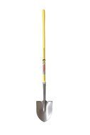 Nupla CBR14L-E #2 Ergo Power Round Point Shovel, Closed Back, Heavy Gauge Blade, Ergo Grip, 14 Gauge, 48" Long...