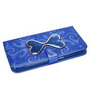 Galaxy S6 Case,Galaxy S6 Wallet Case, PHEZEN Bling Liquid Glitter Love Heart Floating 3D Hourglasses Luxury Pu... N43