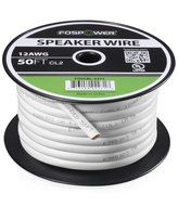 FosPower CL2 Rated 14AWG 2-Conductor In-Wall Speaker Wire (100 Feet) Oxygen-Free Pure Copper - UL Listed for In-Wall... N2