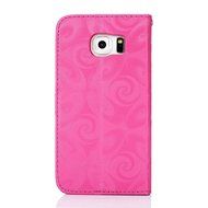 Galaxy S6 Case,Galaxy S6 Wallet Case, PHEZEN Bling Liquid Glitter Love Heart Floating 3D Hourglasses Luxury Pu... N46