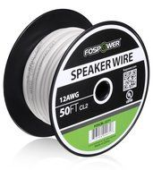 FosPower CL2 Rated 14AWG 2-Conductor In-Wall Speaker Wire (100 Feet) Oxygen-Free Pure Copper - UL Listed for In-Wall... N4