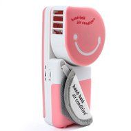 AIGUMI Mini Portable USB Rechargeable Fan Bladeless Handheld Air Conditioning Fan with Stand Sports Cooling Fan... N12