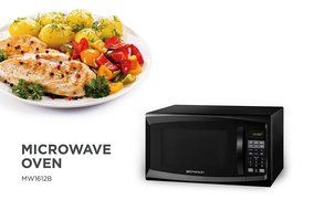 Emerson MW1612B, 1.6 CU. FT. 1100 Watt, Touch Control, Black Microwave Oven