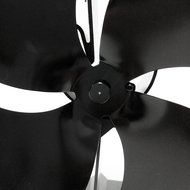 Signstek 4 Blade Heat Powered Stove Fan for Wood Log Coal Fire Burner Fireplace N4