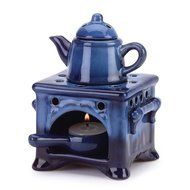 Gifts &amp; Decor Country Kitchen Ceramic Kettle Stove Oven Oil Warmer