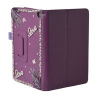 Spritech(TM) Luxury Bling Rhinestone Design Elegant Flower Decor Smart-shell Stand Cover for Amazon Kindle Fire... N30