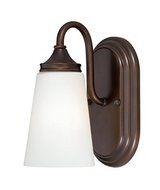 Vaxcel W0055 Lorimer 1 Light Vanity Light, Venetian Bronze Finish by Vaxcel