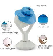 LingsFire Portable USB Aroma Mini Diffuser Diamond-shaped Air Humidifier Mist Maker for Home Office Car N3