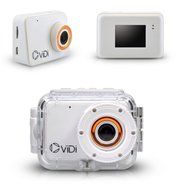ViDi Waterproof LCD 1080P Action Camera with 4GB Memory Card, Selfie Stick, and Floating Waterproof Case