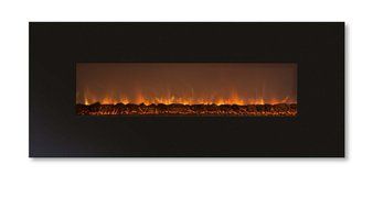 Modern Flames CLX-2 Series Electric Fireplace with Black Stainless Steel Front, 144-Inch N24