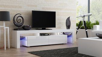 TV Stand MILANO 200 / Modern LED TV Cabinet / Living Room Furniture / Tv Cabinet fit for up to 90-inch TV screens...