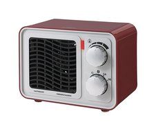 Sunbeam SFH5264MR-UM Retro Radio Heater Fan, Small, Red