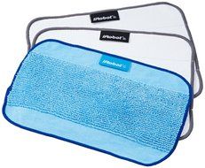 3-Pack Microfiber Cleaning Cloths, Mixed for Braava Floor Mopping Robot