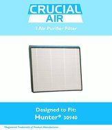 Hunter 30940 Air Purifier Filter Fits Models 30210, 30214, 30215, 30216, 30225, 30260, 30398, 30400 &amp; 30401, Designed...