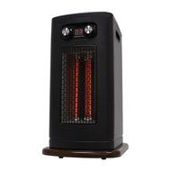 Ainfox 1500W Wooden Portable Fireplaces with 3 Infrared Quartz Tube Tower Heater Electric Free Standing N5