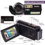 Camera Camcorders, Besteker Portable 1080P 24MP 16X Digital Zoom Video Camcorder with 2.7&quot; LCD and 270 Degree... N2