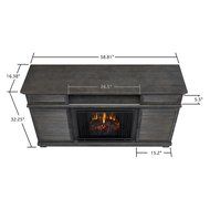 Real Flame 9110E-GRY 9110E Cavallo Electric Fireplace in Gray 9110E Cavallo Electric Fireplace N5