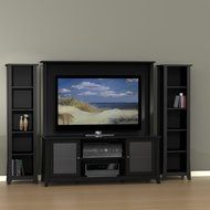 Nexera Tuxedo TV Stand 203106, 58-Inch, Black N2